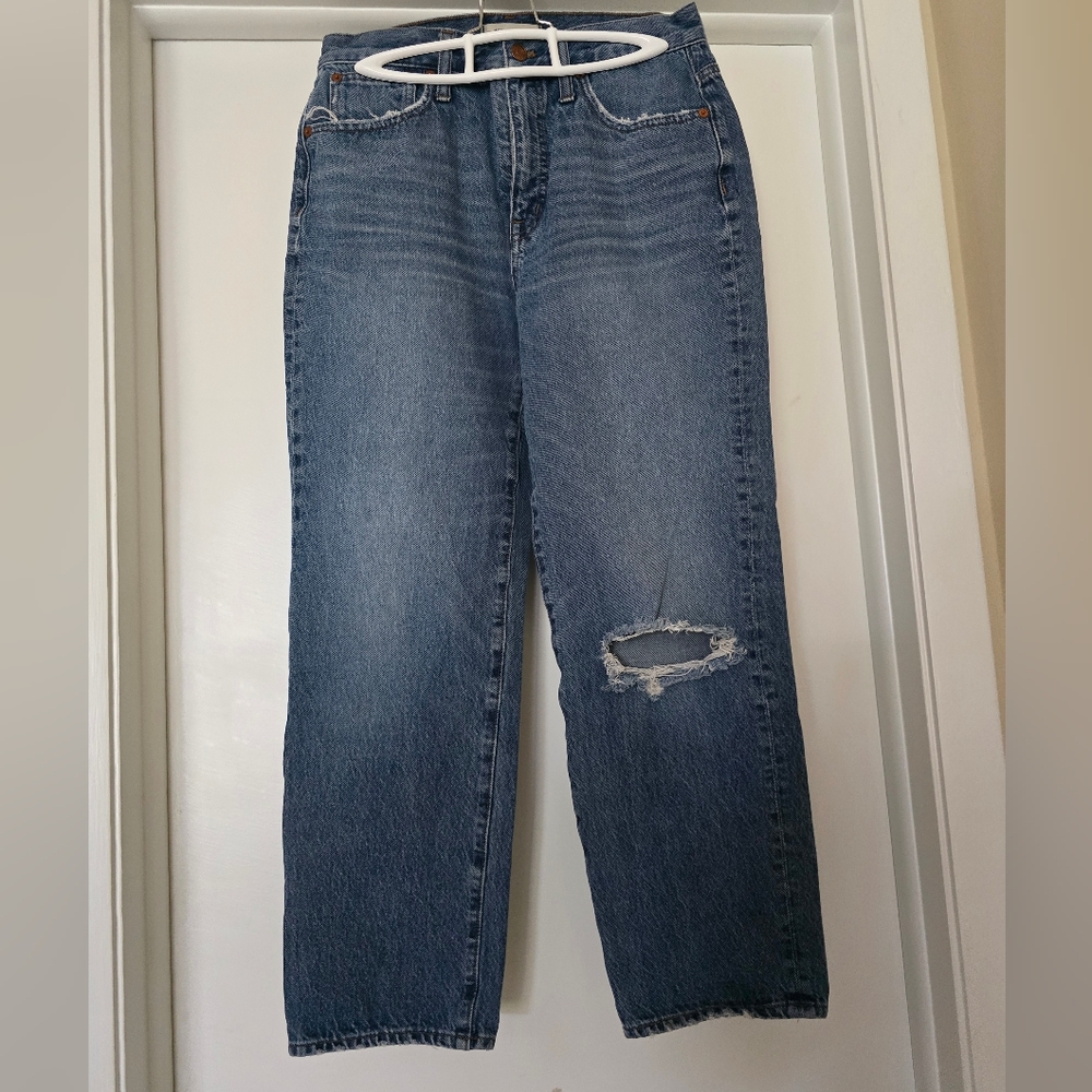 Madewell EUC Classic Blue Distressed Women's Jeans